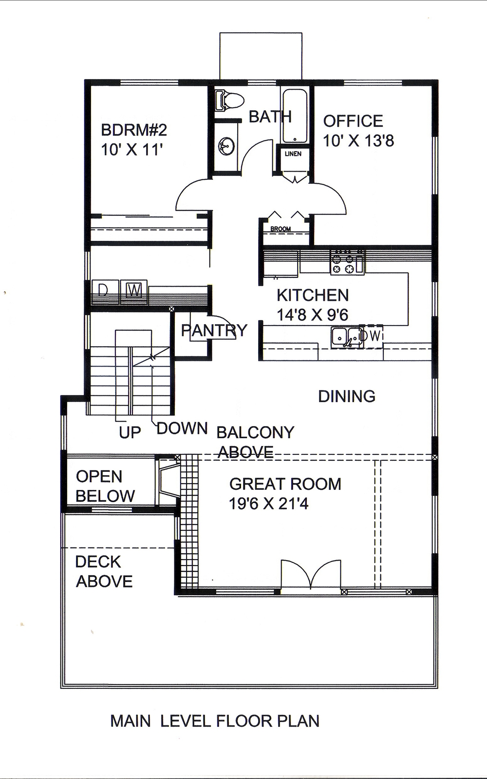 Floor Plan Main Level
