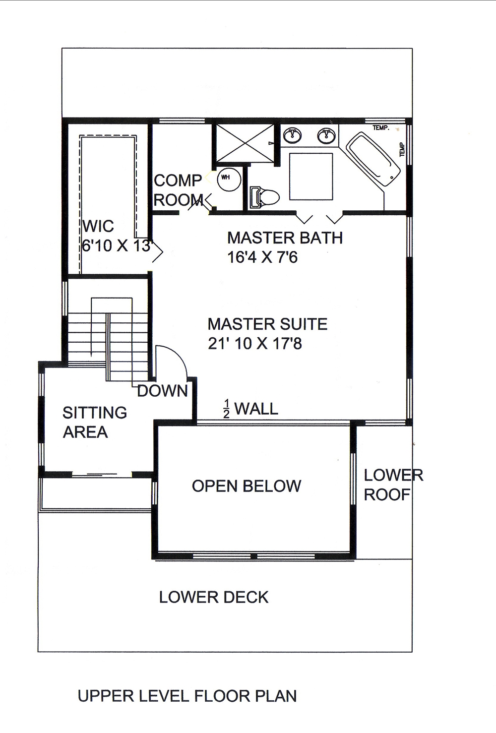 Floor Plan Upper Level