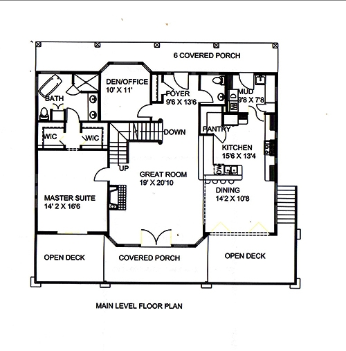 Floor Plan Main Level