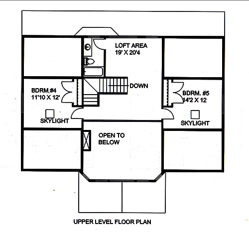 Floor Plan Upper Level
