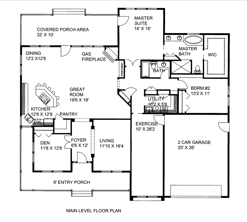 Floor Plan Main Level