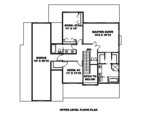 Floor Plan Upper Level