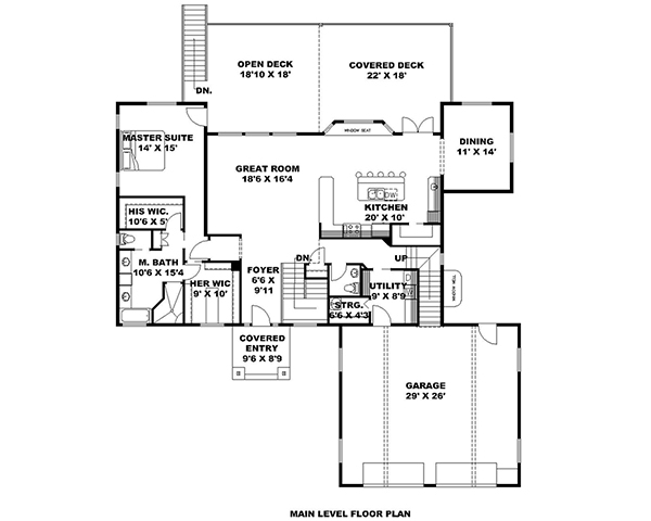Floor Plan Main Level