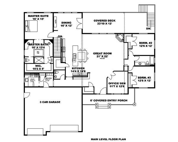 Floor Plan Main Level