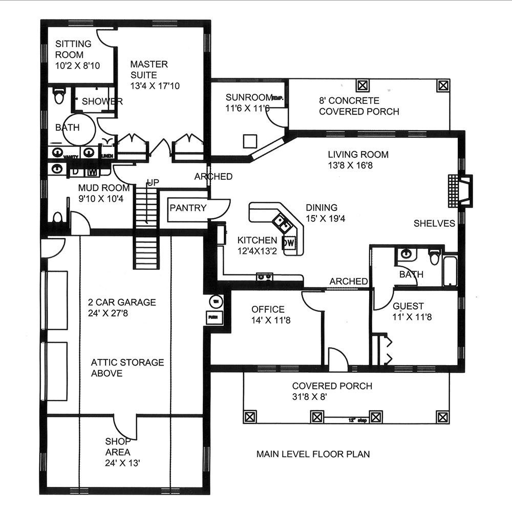 Floor Plan Main Level