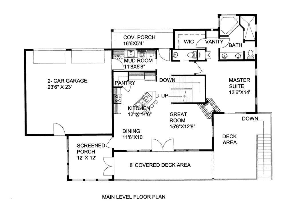 Floor Plan Main Level
