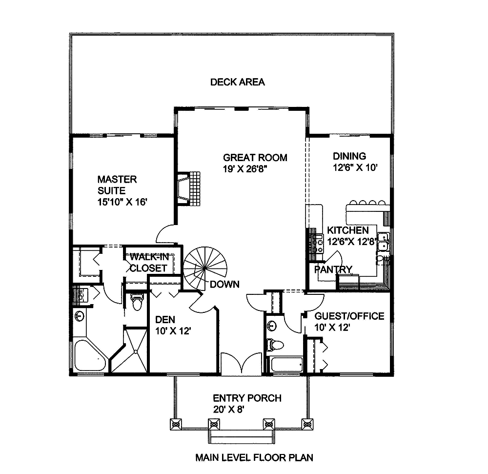 Floor Plan Main Level