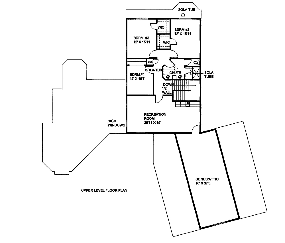 Floor Plan Upper Level