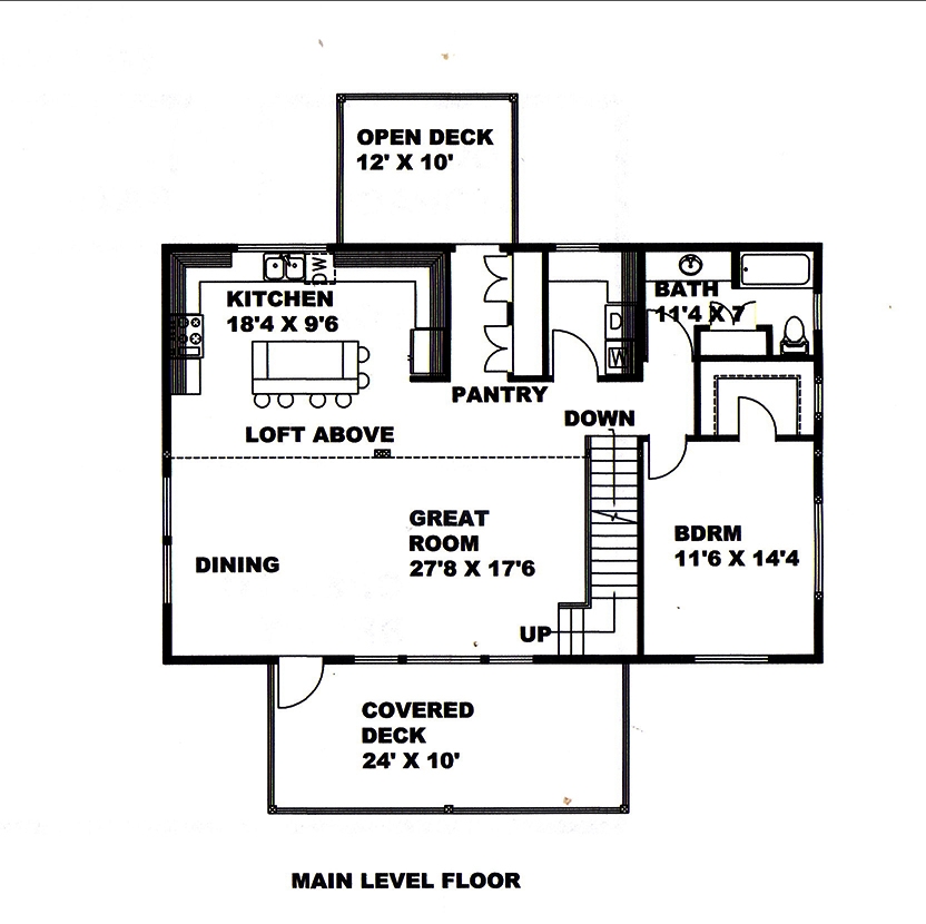 Floor Plan Main Level