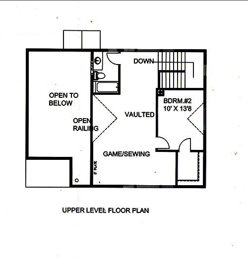Floor Plan Upper Level