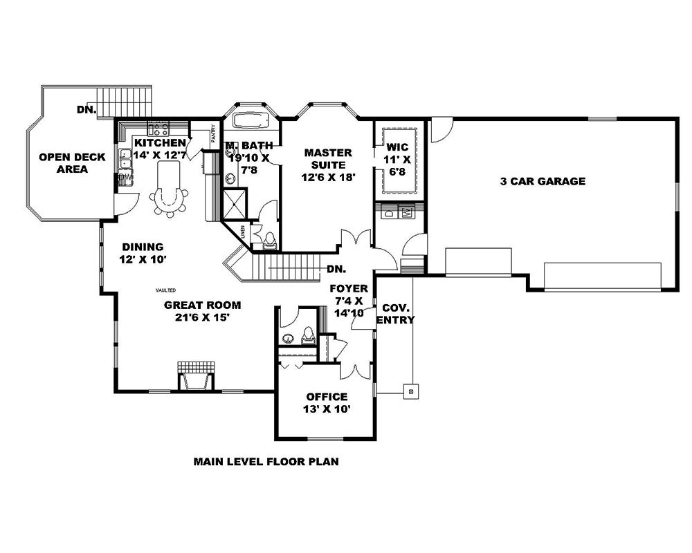 Floor Plan Main Level