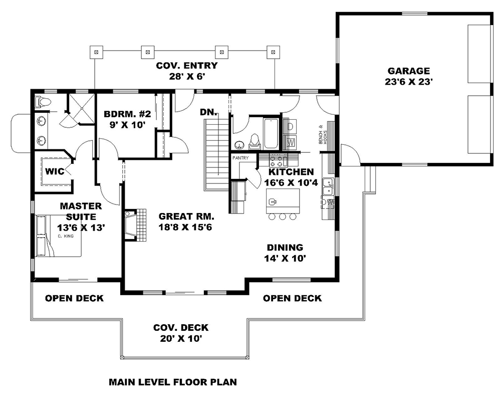 Floor Plan Main Level
