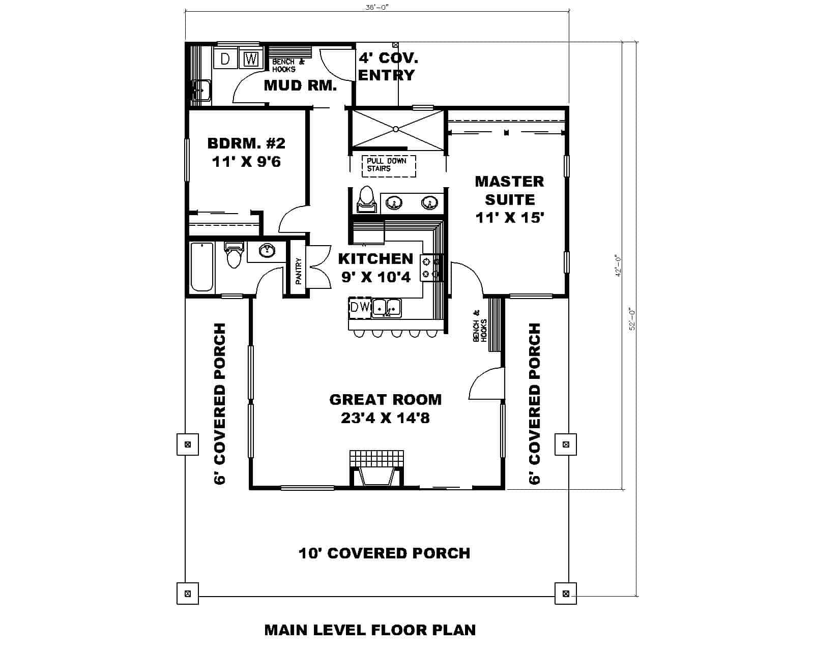 Floor Plan Main Level