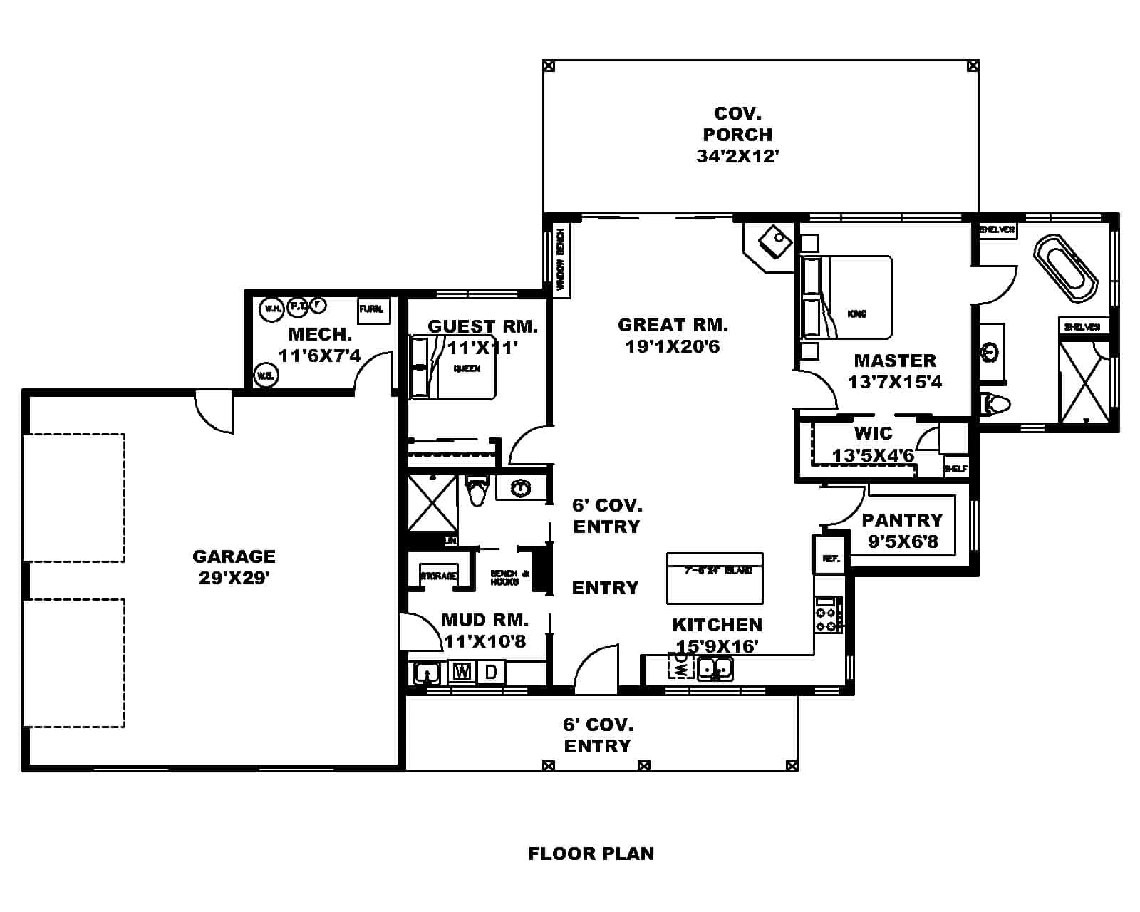 Floor Plan First Story