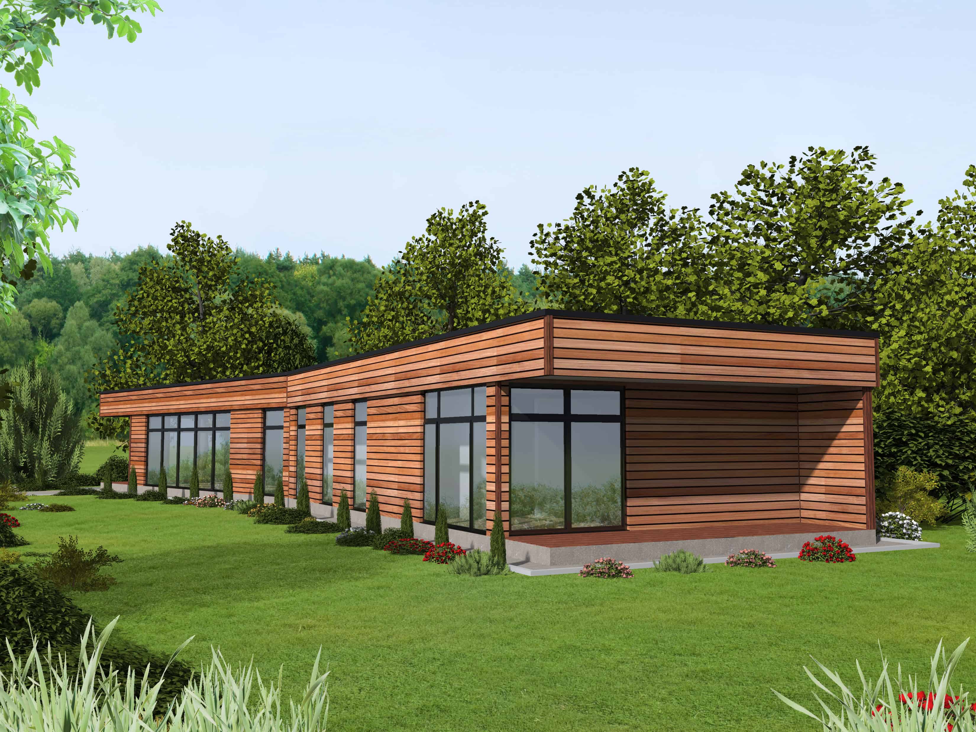 Modern House Plan - 3 Bedrms, 1.5 Baths - 2110 Sq Ft - #132-1731