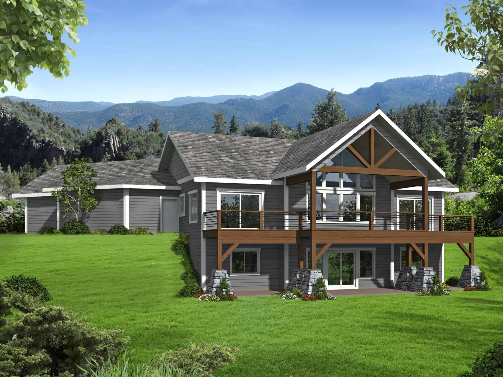 Craftsman House Plan - 4 Bedrms, 3.5 Baths - 2738 Sq Ft - #132-1744