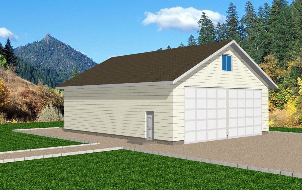 2400 Sq Ft Garage w/Apartments Plan #132-1784
