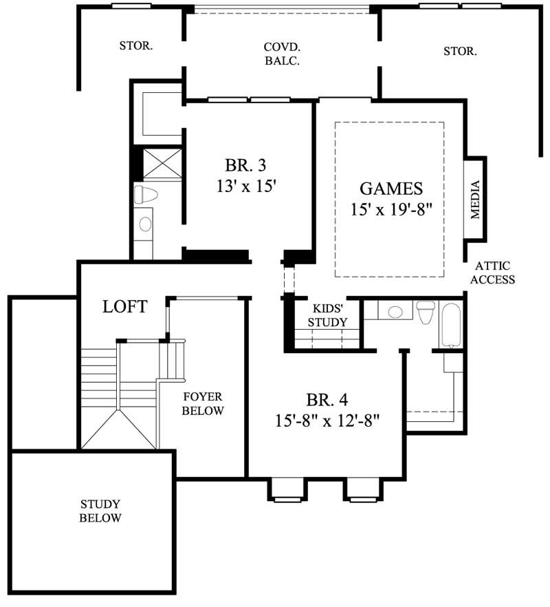 SECOND FLOOR PLAN