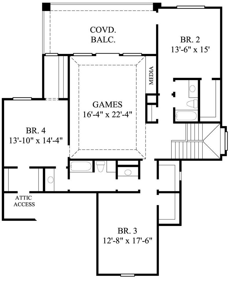 SECOND FLOOR PLAN