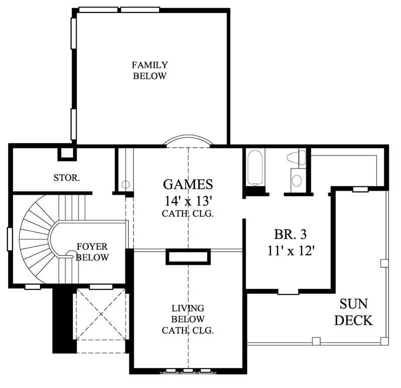 SECOND FLOOR PLAN