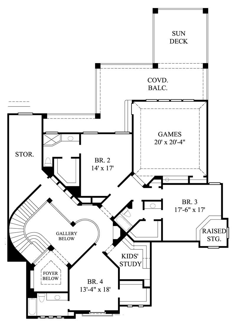 SECOND FLOOR PLAN