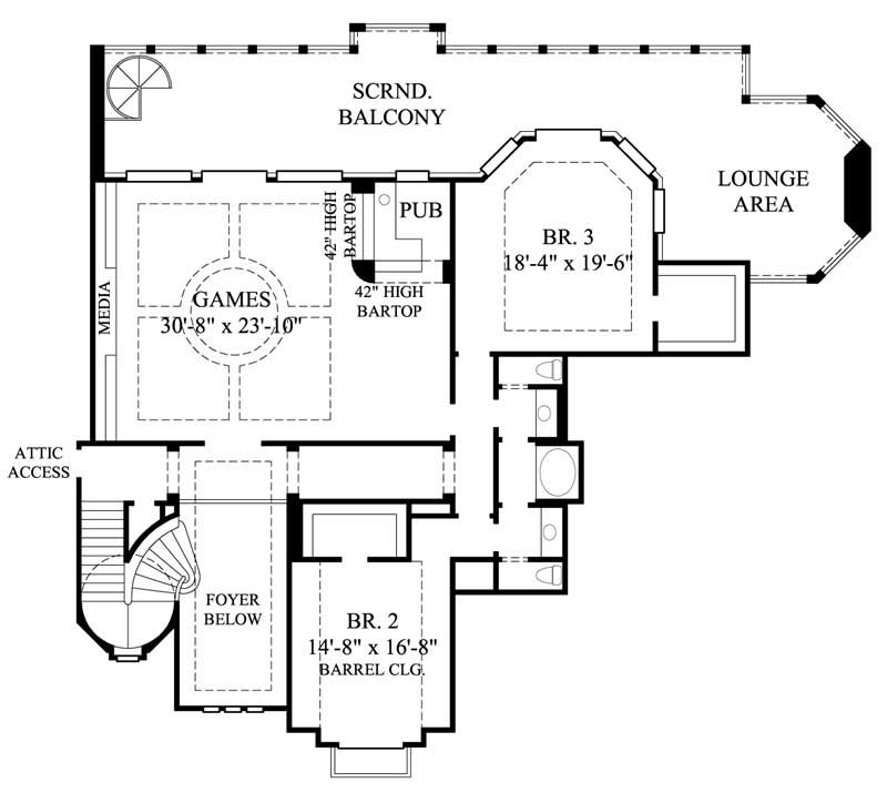 SECOND FLOOR PLAN