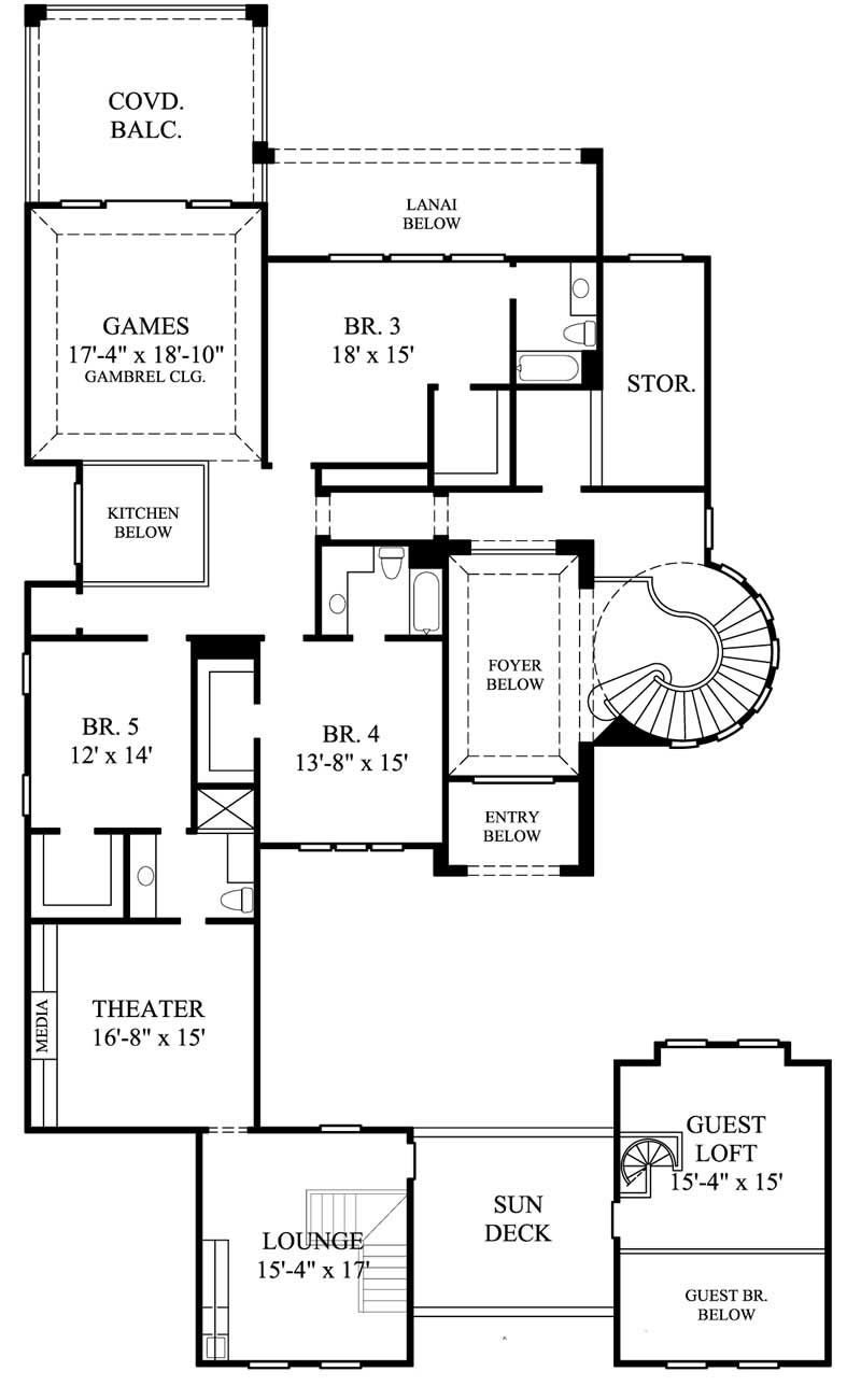 SECOND FLOOR PLAN
