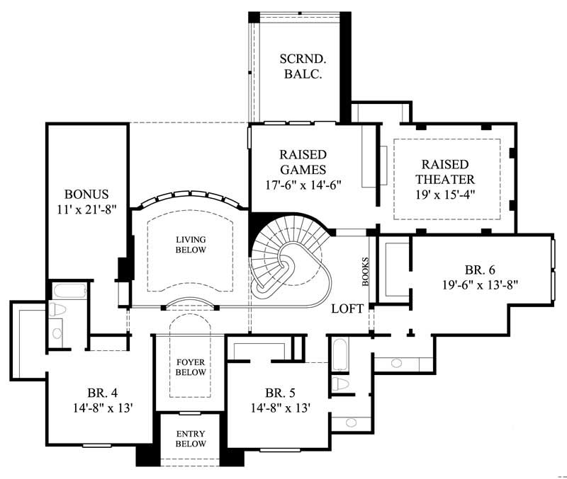 SECOND FLOOR PLAN