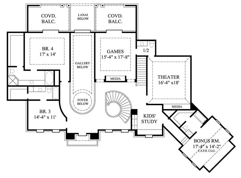 SECOND FLOOR PLAN