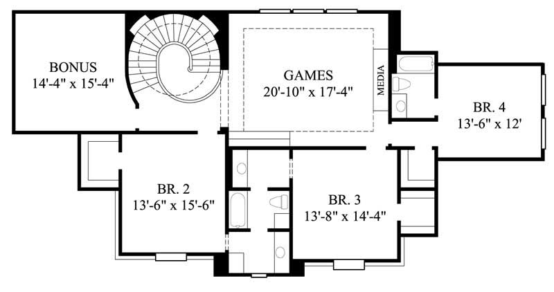 SECOND FLOOR PLAN