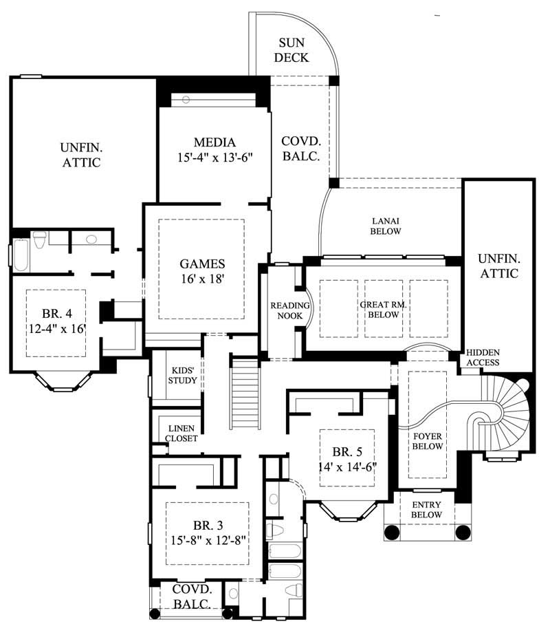 SECOND FLOOR PLAN
