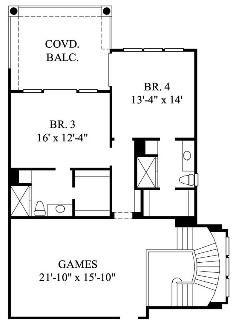 SECOND FLOOR PLAN
