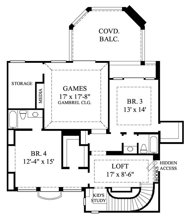 SECOND FLOOR PLAN