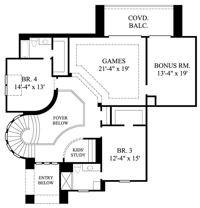 SECOND FLOOR PLAN