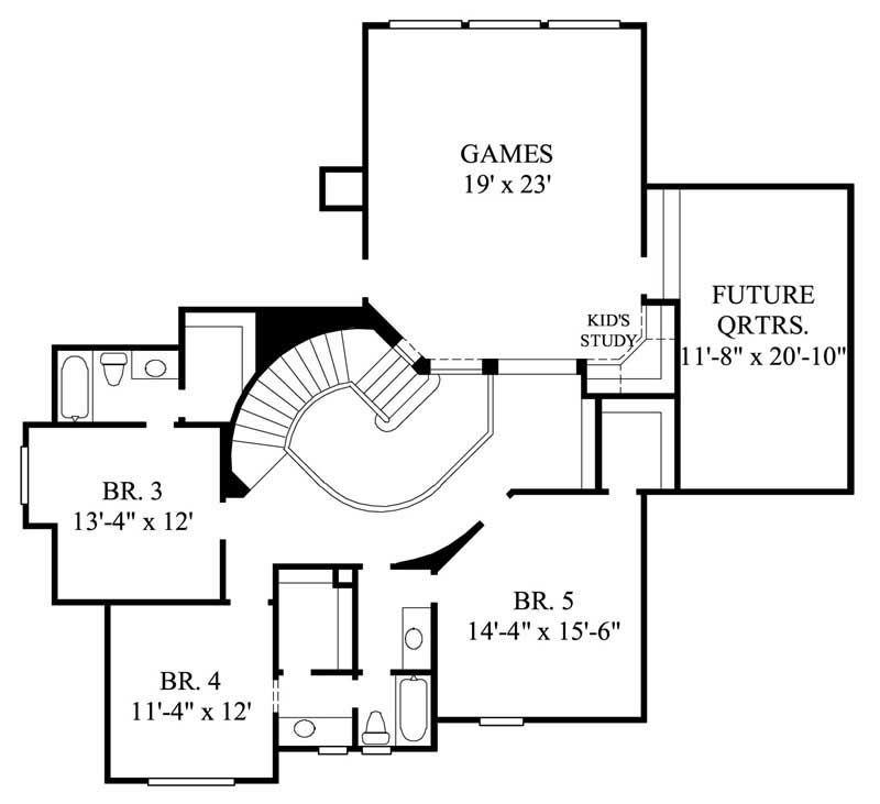 SECOND FLOOR PLAN