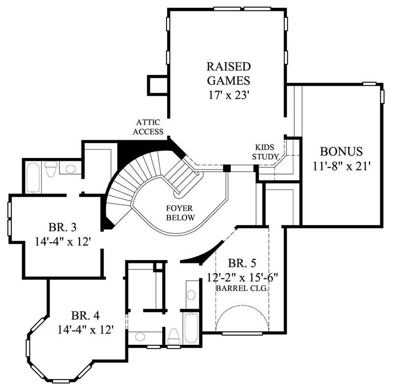 SECOND FLOOR PLAN