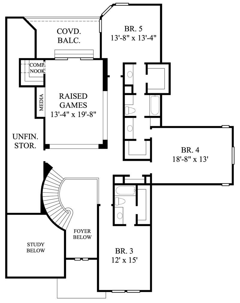 SECOND FLOOR PLAN