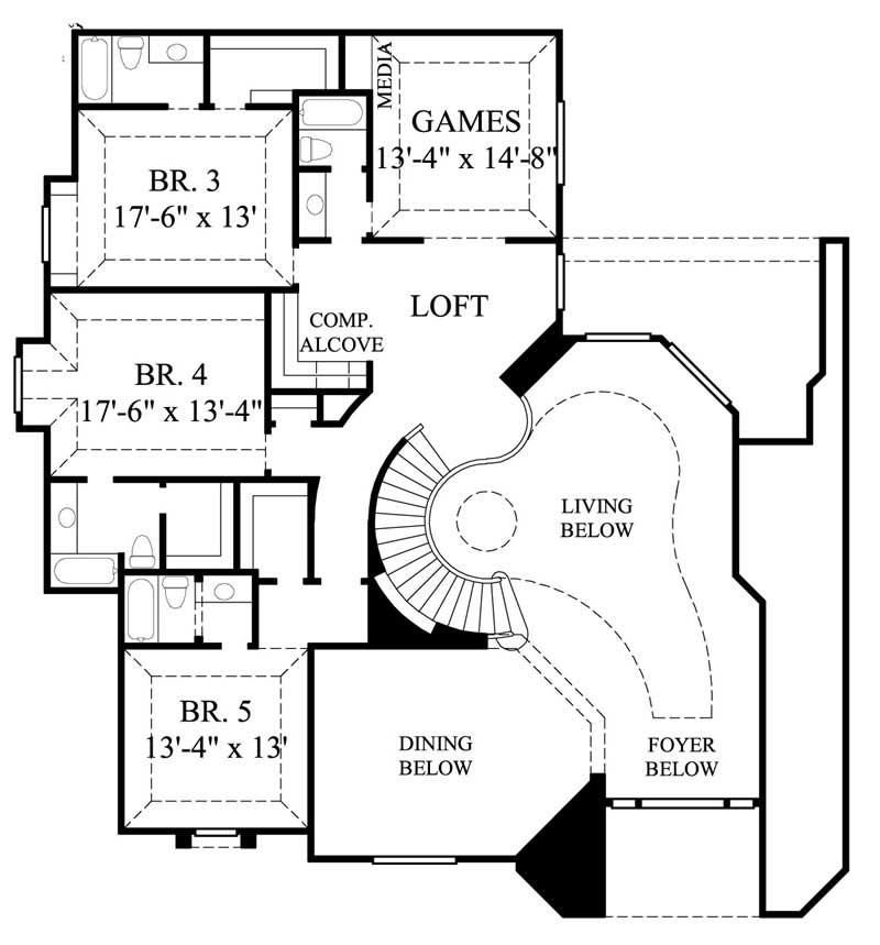 SECOND FLOOR PLAN