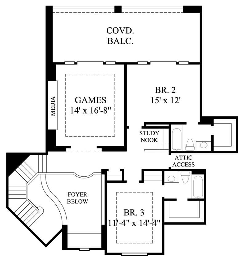 SECOND FLOOR PLAN
