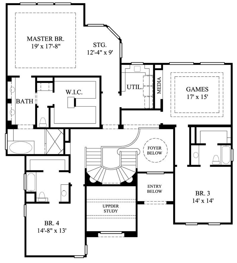 SECOND FLOOR PLAN