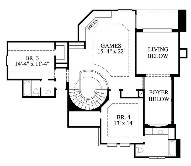 SECOND FLOOR PLAN