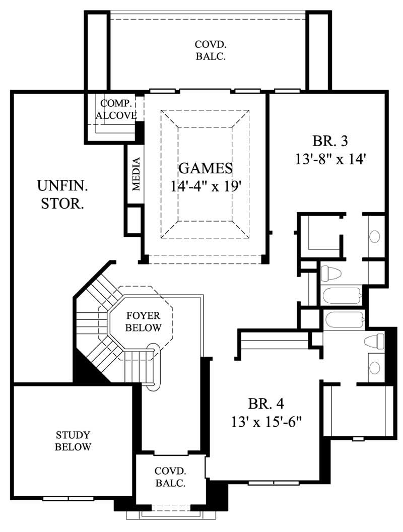 SECOND FLOOR PLAN