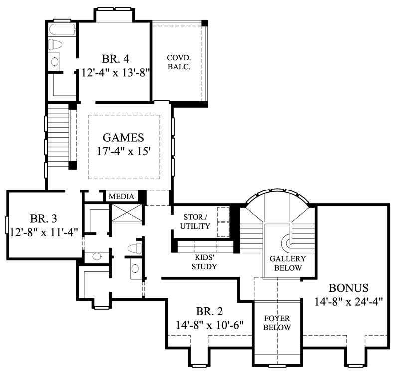 SECOND FLOOR PLAN