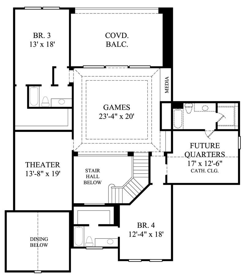 SECOND FLOOR PLAN
