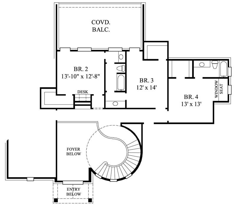 SECOND FLOOR PLAN