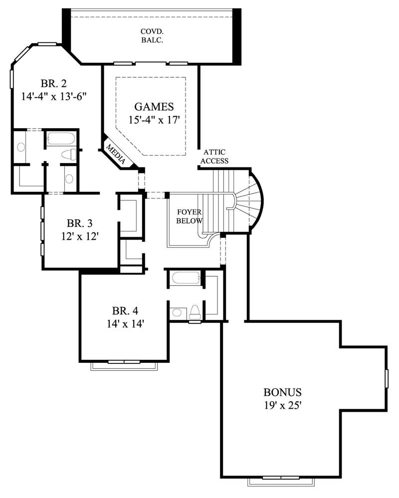 SECOND FLOOR PLAN