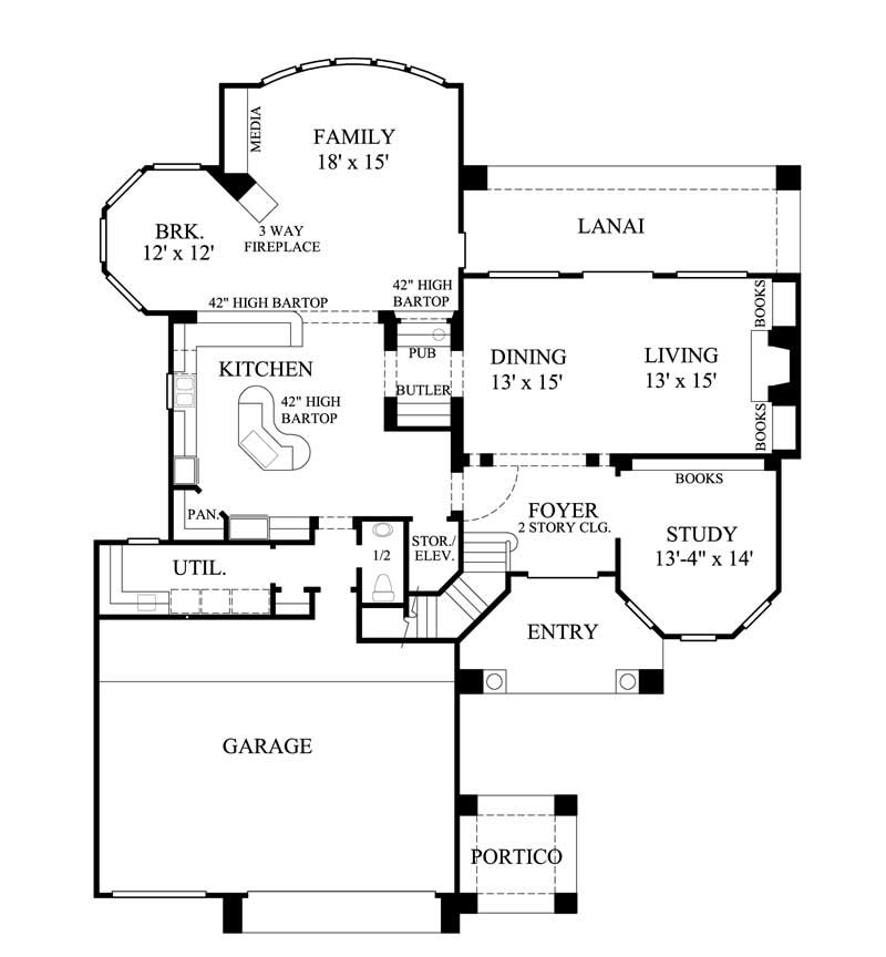 FLOOR PLAN FIRST STORY