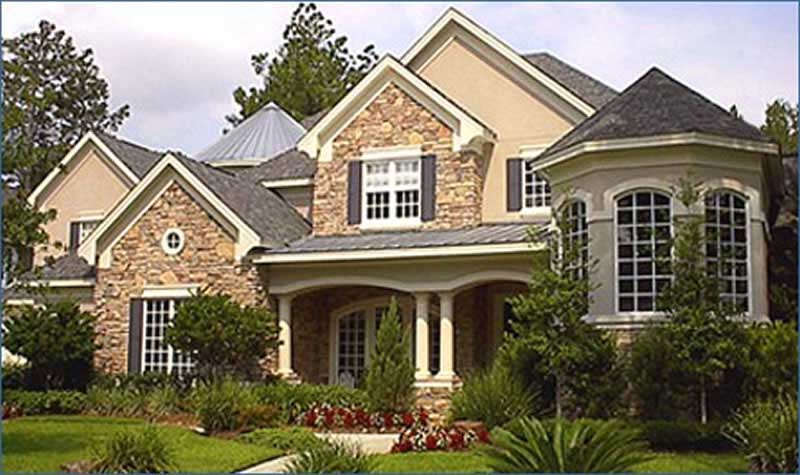 4-Bedroom, 4328 Sq Ft Luxury House - Plan #134-1178 - Front Exterior