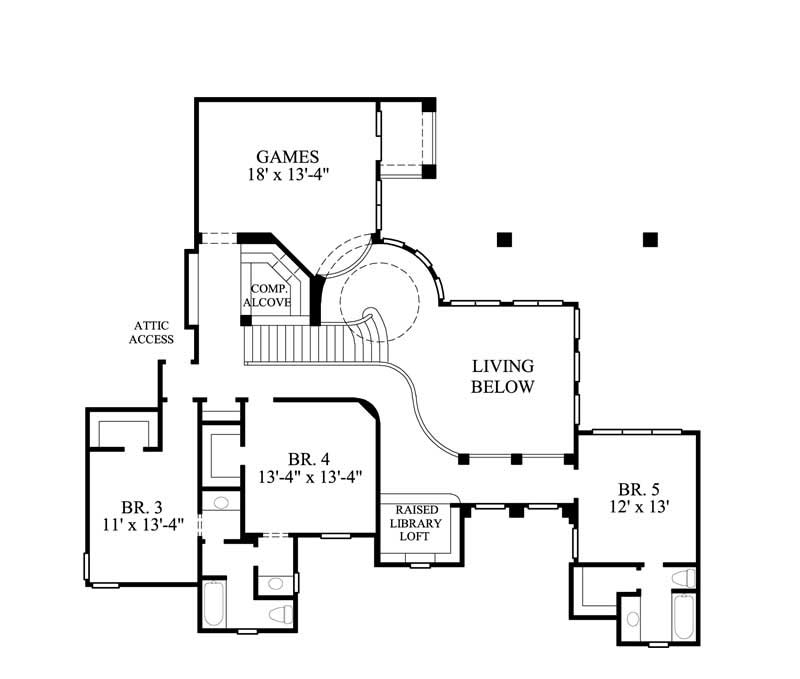 FLOOR PLAN SECOND STORY