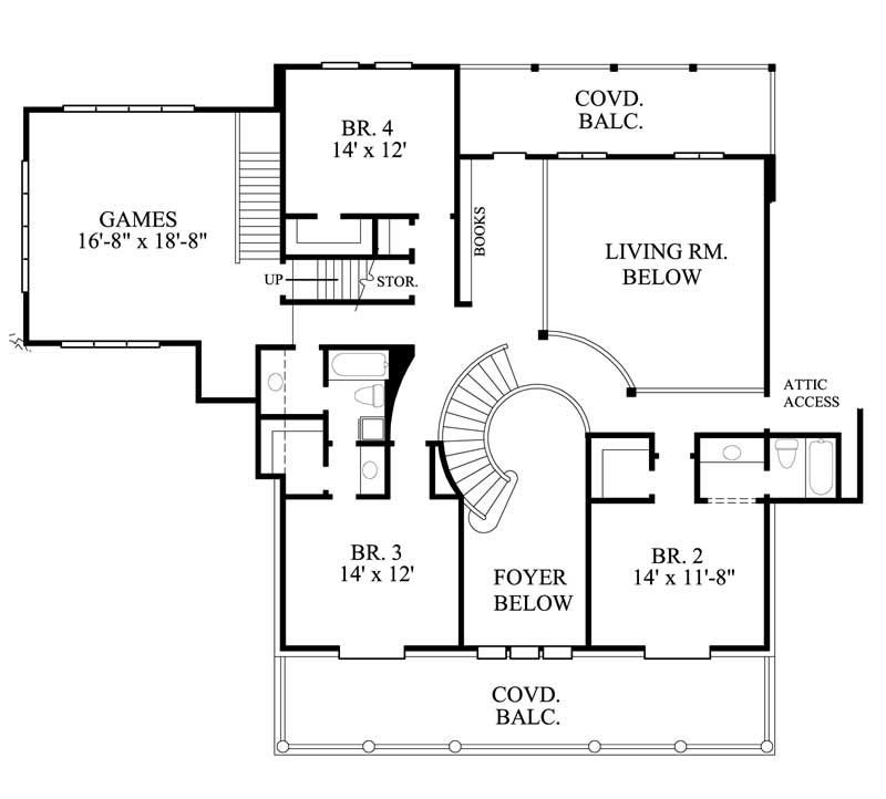 FLOOR PLAN SECOND STORY
